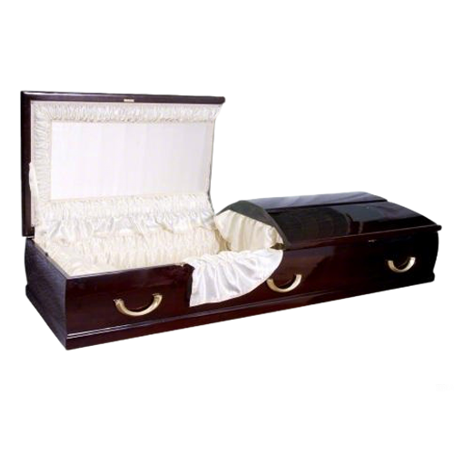 Russian Style Adult Pine Wood Coffin manufacturers