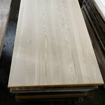 Bwrdd Pren Lludw Gwyn